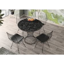 Mermer Desenli Yuvarlak Tel Masa 90 Cm Capinda Pota Masa Mermer Fiyatlari Ve Ozellikleri