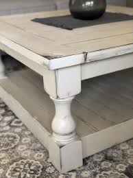 Rustic Baluster Farmhouse Coffee Table Distressed In 2020 Coffee Table Farmhouse Distressed Coffee Table Farmhouse Industrial Coffee Table