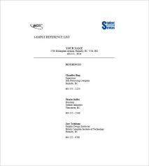 Professional Reference List Template Things Should Be Done And Prepared In Good Reference List Template Word Reference Writing A Reference Resume References