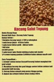 Gunakan umbi singkong yang masih muda karena jumlah patinya. Resepi Kacang Goreng Tepung Resepi Mama