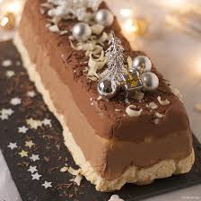 Kerststronk Met 3 Soorten Chocolade Dessert Chocolade Chocoladedesserts Desserts