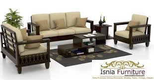 Sofa kayu minimalis modern kayu jati jepara: Set Kursi Tamu Busa Jati Minimalis Modern Termurah Jepara