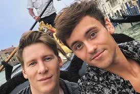 It's high up here isn't it?! Tom Daley And Dustin Lance Black Welcome Their First Child Together Shemazing