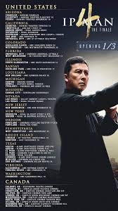 Al box office usa ip man 4: Ip Man 4 The Finale Opens In More Cities In The U S And Canada This Friday Film Combat Syndicate