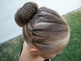 Coiffure 25 Chignons Pour Petite Filles Tres Tendance Chignon Petite Fille Chignon Danseuse Coiffure