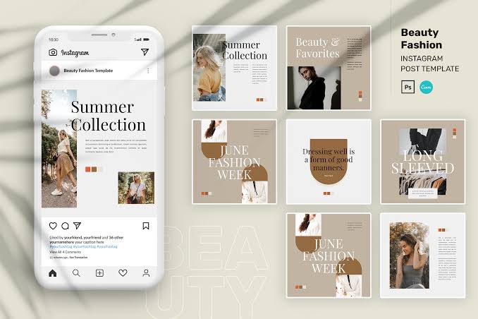 Minimalist Fashion Instagram Post Canva
