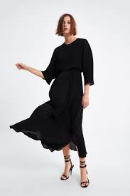 Women S New In Clothes New Collection Online Zara Canada Pleated Dress Flowy Midi Dress Womens Dresses