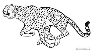 Cheetah coloring pages will appeal to boys and girls who love rare animals. Printable Cheetah Coloring Pages For Kids