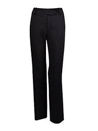 Calvin Klein Womens Curvy Fit Dress Pants Black 2 Fitted Dress Pants Pants Curvy Fit