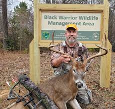 The public lands managed within the wildlife management area system by the department of conservation and natural resource's wff wildlife in an effort to reduce this loss in available public hunting lands, the alabama wildlife and freshwater fisheries division presented a proposal to the. Black Warrior Record Book Buck With A Bow