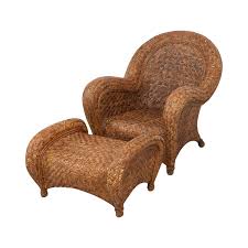 Maybe you would like to learn more about one of these? 73 Off Pottery Barn Seagrass Wicker Armchair And Ottoman Chairs