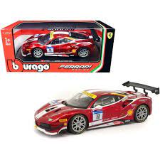 The ferrari racing wheel red legend edition is 100% compatible with all racing games on playstation 3 and piece (gt, f1, nascar, rally, grid 2, etc.). Ferrari 488 Challenge 11 Candy Red With White Stripes Ferrari Racing 1 24 Diecast Model Car By Bburago Target