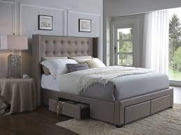 Leather Bed With Drawers Google Search Storage Bed Queen Bed Storage Upholstered Storage
