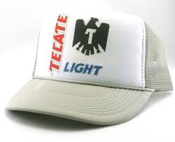 Tecate Light Beer Trucker Hat Mesh Hat Snap Back Hat Etsy Trucker Hat Mesh Hat Beer Hat
