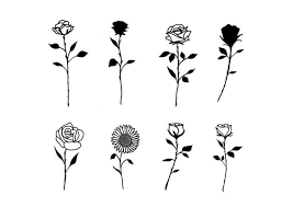 Top No 3 Bottom No 1 2 Musictattooideas Small Rose Tattoo Tattoos Small Sunflower