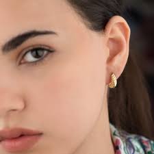 Pave Hoop Earrings