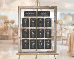 Table Seating Chart Cards Lovely Calligraphy Lcc Faux Chalkboard
