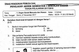 Soal pas/uas kelas 5 tema 1. Soal Ulangan Tema 1 Kelas 5 Sd Kurikulum 2013 Sekolahdasar Net