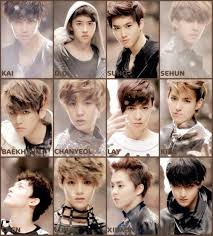 This Definitely Helps Tell The Exo Guys Apart Kpop Once You Get Into This Band They All Stop Looking The Same Exo Good Looking Actors History Kpop Members