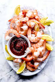 Serve in a platter at a party so people can simply dip the poached shrimp in the tangy sauce. Easy Shrimp Cocktail With Homemade Cocktail Sauce Foodiecrush Com