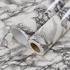 Top picks related reviews newsletter. Amazon Com Self Adhesive Black White Gloss Marble Vinyl Shelf Liner Wall Paper For Kitchen Countertop Cabinets Backsplash Wall Crafts Projects 24 By 117 Inches Industrial Scientific