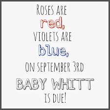 Pin By Mallory On Baby Whitt New Baby Announcements Baby Poems New Baby Products