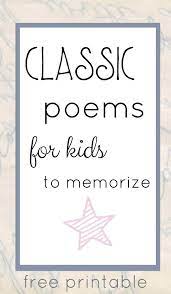 We did not find results for: The Best Classic Poems For Kids To Memorize