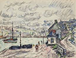 Audierne The Port 1927 Paul Signac Puantilizm Impressionist Hudozhniki