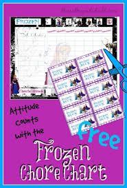Free Frozen Chore Chart Blessed Beyond A Doubt
