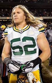 Clay Matthews And That Amazing Hair Green Bay Packers Green Bay Packers Jerseys Nfl Green Bay