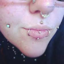 Biting The Inside Of Your Cheek By Accident Cheek Medusa Labret Vertical Spider Bites Septum Cheek Piercings Body Jewelry Piercing Tragus Body Jewelry Piercing