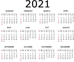 If you are looking for the template file in any. 2021 Calendar Png Images Transparent Background Png Play