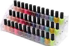 3 Tiers Acrylic Display Stands for Essential Oils Organizer Lipstick Nail  Polishes Rack Dresser Makeup Storage Retail Store Case Brochure Holder ...