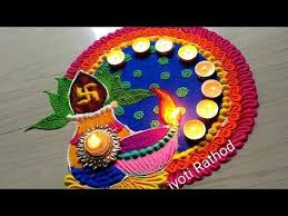 Youtube Rangoli Designs Images Festival Rangoli Free Hand Rangoli Design