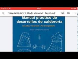 Desde el punto o de una recta, marcar los puntos b, a, ambos a la misma distancia del punto o. Manual Practico De Desarrollo De Caldereria Youtube
