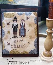 How to download the scheme for free? The Primitive Hare Freebie Give Thanks Cross Stitch Freebies Fall Cross Stitch Thanksgiving Cross Stitch