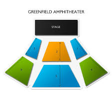 Greenfield Lake Amphitheater 2019 Seating Chart
