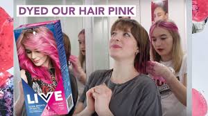 How long do you want the colour to last? Dyeing Our Hair Pink Festival Hair Tutorial Youtube