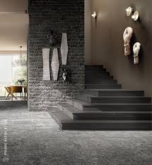 Escalier En Pierre Bleue Belge Finition Adouci Noir Hardsteen Blauwe Stenen Trap