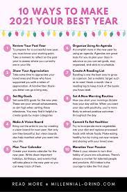 10 Ways To Make 2021 Your Best Year Self Improvement Tips Self Care Activities Self Improvement