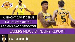 News on all the player movement from the offseason. Lakers News On Anthony Davis David Stockton Injury Updates On Kyle Kuzma Kostas Antetokounmpo Youtube