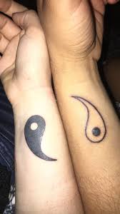 Matching Couple Tattoos Yin Yang Matching Couple Tattoos Cute Small Tattoos Couple Tattoos
