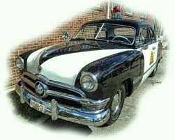Pin By Gustavo Escribano On 1949 51 Ford Shoebox Police Cars Old Police Cars Classic Cars