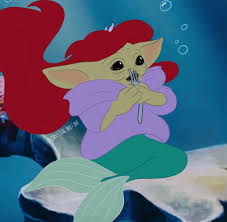 This Artist Drew Baby Yoda As Disney Princesses And The Result Is Fantastic Inside The Magic Disney Princess Art Disney Princess Babies Disney Art