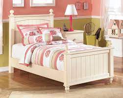 Cottage Retreat Twin Bed With 2 Nightstands Cream Cottage Twin Bed Furniture Bed Furniture Ashley Furniture