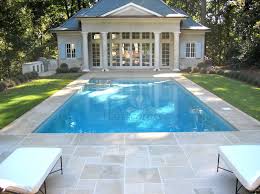 Beautiful Pool House W Indiana Limestone Pool Decking In 2020 Pool Pavers Pool Houses Pool House Designs