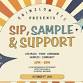 Sip, Sample & Support