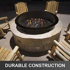 Check spelling or type a new query. Fire Pit Ring 45 Inch Outer 39 Inch Inner Diameter Heavy Duty 3mm Metal Steel Rim Diy Fire Pit Rim Above Or In Ground For Camping Outdoors Backyard 45 X 39 X 10 Inch Pricepulse