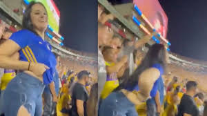 Aficionada se muestra en toples para celebrar gol de Tigres – Publimetro  México
