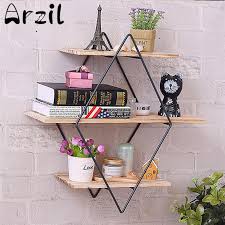 Maybe you would like to learn more about one of these? Buy Retro Industrial Style Rhombus Metal Wall Shelf Wood Holder Storage Iron Craft Storage Rack Home Wall Decor Holder Decorative Wall Shelves At Affordable Prices Free Shipping Real Reviews With Photos